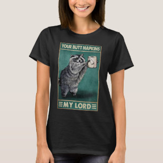 Uw kont servetten My Lord Raccoon Tissue Active T- T-shirt