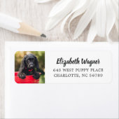 Uw korte foto van een eenvoudige, moderne zijde etiket (Insitu)