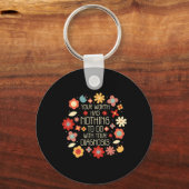 Uw kracht heeft niets te maken met uw diagnose sleutelhanger (Voorkant)