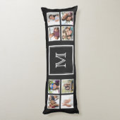 UW Kussen op foto's en monogram (Achterkant (Verticaal))