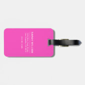 Uw Label voor foto- en informatiebagage Bagagelabel (Achterkant horizontaal)