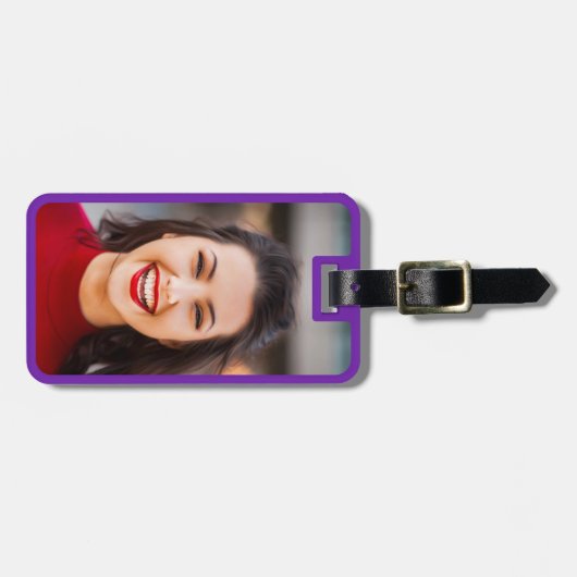 Uw Label voor foto- en informatiebagage Bagagelabel (Voorkant horizontaal)