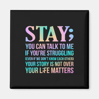 Uw leven is van belang voor een goede zelfmoordbew magneet