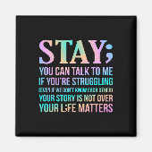 Uw leven is van belang voor een goede zelfmoordbew magneet (Voorkant)