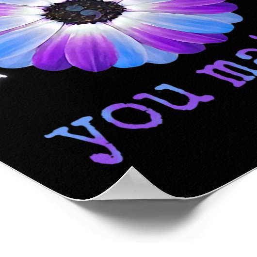 Uw levensproblemen Zelfmoordpreventie Awareness Da Poster (Hoek)