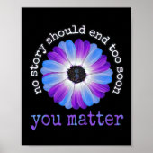 Uw levensproblemen Zelfmoordpreventie Awareness Da Poster (Voorkant)