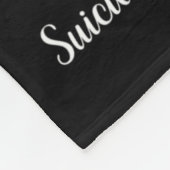 Uw levensproblemen Zelfmoordpreventie Bewustzijn W Fleece Deken (Hoek)