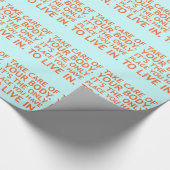 Uw lichaamsgrafische kunst cadeaupapier (Hoek)