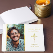 Uw licht schijnt Memorial Photo Gold Gastenboek