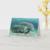 "Uw Liefde van Vrienden u" het Kalmeren Kaart (Gele Bloem)