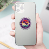 Uw Locatie Vakantie Aangepaste Groepsnaam Zomer Sticker (Telefoon)