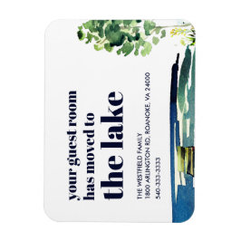 Uw logeerkamer is verhuisd naar het Lake New Home Magneet