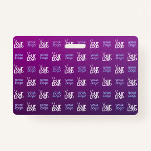 Uw Logo   2 Geüploade Afbeeldingen of bedrijfslogo Badge