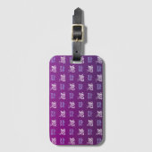 Uw Logo | 2 Geüploade Afbeeldingen of bedrijfslogo Bagagelabel (Voorkant (verticaal))