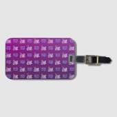 Uw Logo | 2 Geüploade Afbeeldingen of bedrijfslogo Bagagelabel (Voorkant (horizontaal))