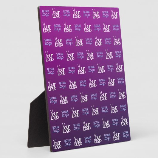 Uw Logo | 2 Geüploade Afbeeldingen of bedrijfslogo Fotoplaat (Zijkant)