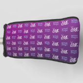 Uw Logo | 2 Geüploade Afbeeldingen of bedrijfslogo Golfheadcover (Voorkant)