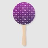 Uw Logo | 2 Geüploade Afbeeldingen of bedrijfslogo Handwaaier (Voorkant)