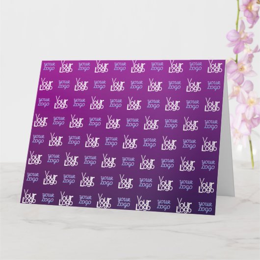 Uw Logo | 2 Geüploade Afbeeldingen of bedrijfslogo Kaart (Orchidee)