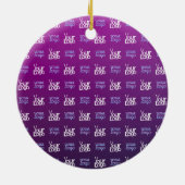 Uw Logo | 2 Geüploade Afbeeldingen of bedrijfslogo Keramisch Ornament (Achterkant)