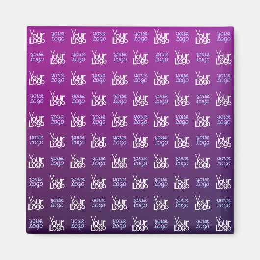 Uw Logo | 2 Geüploade Afbeeldingen of bedrijfslogo Magneet (Voorkant)