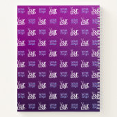 Uw Logo | 2 Geüploade Afbeeldingen of bedrijfslogo Notitieboek (Achterkant)