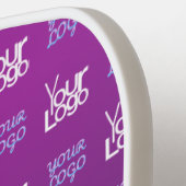 Uw Logo | 2 Geüploade Afbeeldingen of bedrijfslogo Pickleball Paddle (Links Detail)