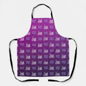 Uw Logo | 2 Geüploade Afbeeldingen of bedrijfslogo Schort (Voorkant)