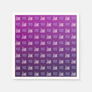 Uw Logo   2 Geüploade Afbeeldingen of bedrijfslogo Servet