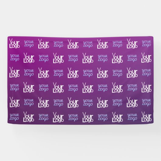 Uw Logo | 2 Geüploade Afbeeldingen of bedrijfslogo Spandoek (Horizontaal)