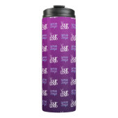 Uw Logo | 2 Geüploade Afbeeldingen of bedrijfslogo Thermosbeker (Voorkant)