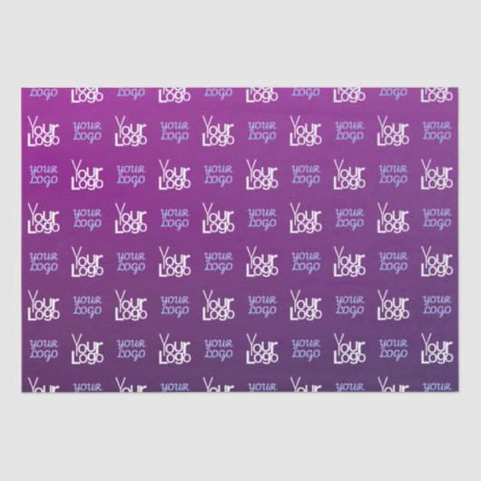 Uw Logo | 2 Geüploade Afbeeldingen of bedrijfslogo Tissuepapier (Voorkant)