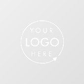 Uw logo | Aangepast bedrijfslogo uploaden Raamsticker (Vel)