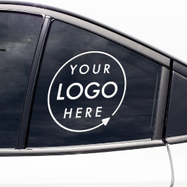 Uw Logo | Aangepast Zakelijk Bedrijfslogo Uploaden Raamsticker