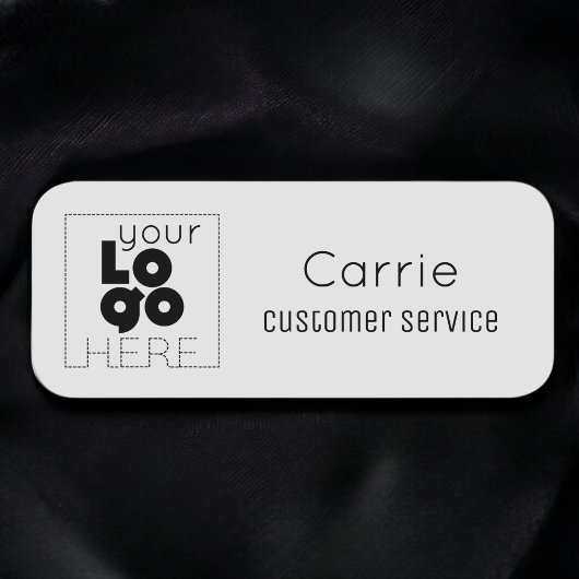 Uw Logo Aangepast zwart op witte personeelsnaam (t Naamplaatje