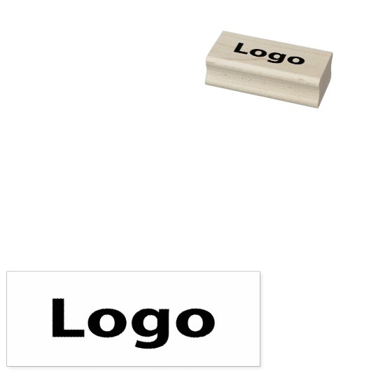 Uw Logo aangepaste houten rubberen stempel met ink (Gestempeld)