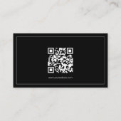 Uw Logo Aangepaste QR Code Marketing Visitekaartje (Achterkant)