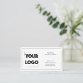 Uw Logo Aangepaste QR Code Marketing Visitekaartje (Staand voorkant)