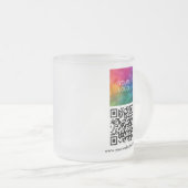 Uw Logo Aangepaste QR-code Promotioneel Modern Matglas Koffiemok (Voorkant rechts)