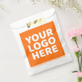 Uw Logo aangepaste tekst bedrijf kleur merk bedrij Bedankzakje (Gezegeld)