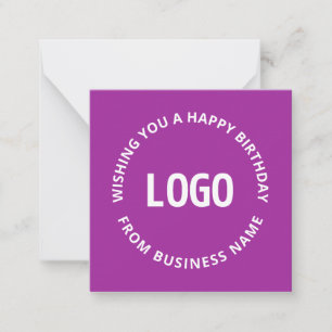 Uw Logo & Aangepaste Tekst Gefeliciteerd met je Notitiekaartje