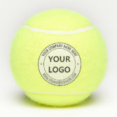Uw Logo aangepaste tekst gepersonaliseerde tennisb Tennisballen (Achterkant)