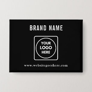 Uw Logo Aangepaste Tekst Zakelijke Promotionele Vo Button