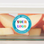 Uw Logo aangepaste tekst zakelijke Stickers Sjablo (Aangebracht)