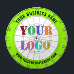 Uw Logo aangepaste tekstkleur zakelijke dartbord<br><div class="desc">Aangepaste kleuren en lettertypen - Ontwerp uw eigen gepersonaliseerde dartborden met uw bedrijf Logo en naam Website of Aangepaste tekst Promotionele zaken Gepersonaliseerde dartbord - Voeg uw Logo / Afbeelding of QR-code toe - Foto / en tekst / informatie / Meer - Grootte wijzigen en elementen verplaatsen met aanpassingsgereedschap. Kies...</div>