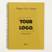 Uw Logo Aangepaste Zakelijke Marketing Goud Planner (Voorkant)
