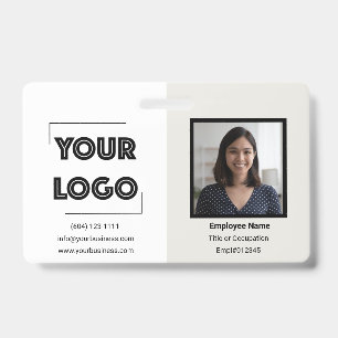 Uw Logo Aangepaste Zakelijke Marketing Medewerker Badge