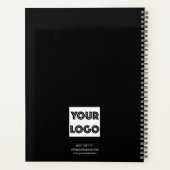 Uw Logo Aangepaste Zakelijke Marketing Zwart Planner (Achterkant)
