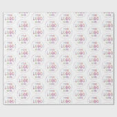 Uw logo Aangepaste Zakelijke Promotionele Merknaam Cadeaupapier (Vlak)