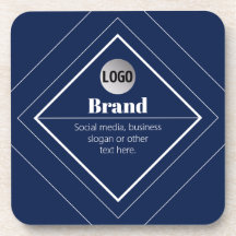 Uw Logo & Aanpasbaar Modern Design | Marineblauw